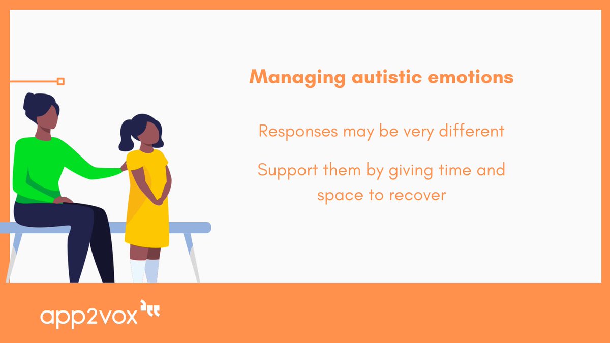 app2vox's tweet image. Autistic individuals are hypersensitive to senses such as sight and sound, and they may also be hypersensitive to emotions 😖

📖 Understanding autism and emotions - ow.ly/4OZe50MpTNn

#app2vox #accessibleaccessibility #neurodiversity