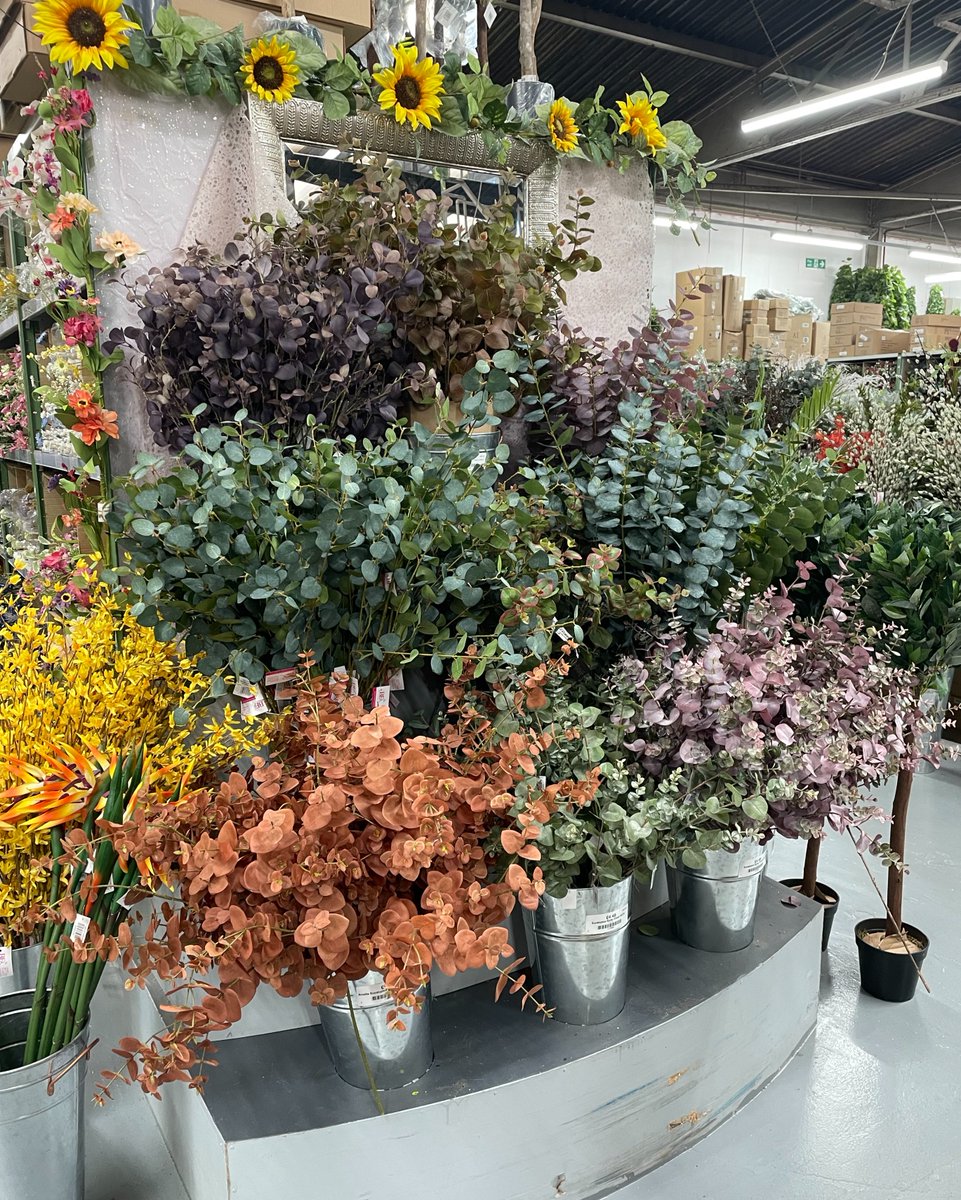 Eucalyptus is one of the most versatile types of greenery. Not only does it look great in almost all arrangements, it also looks stunning on it's own 🌿

Our artificial eucalyptus comes in a variety of different colours and stem lengths making it the perfect leaf ✨