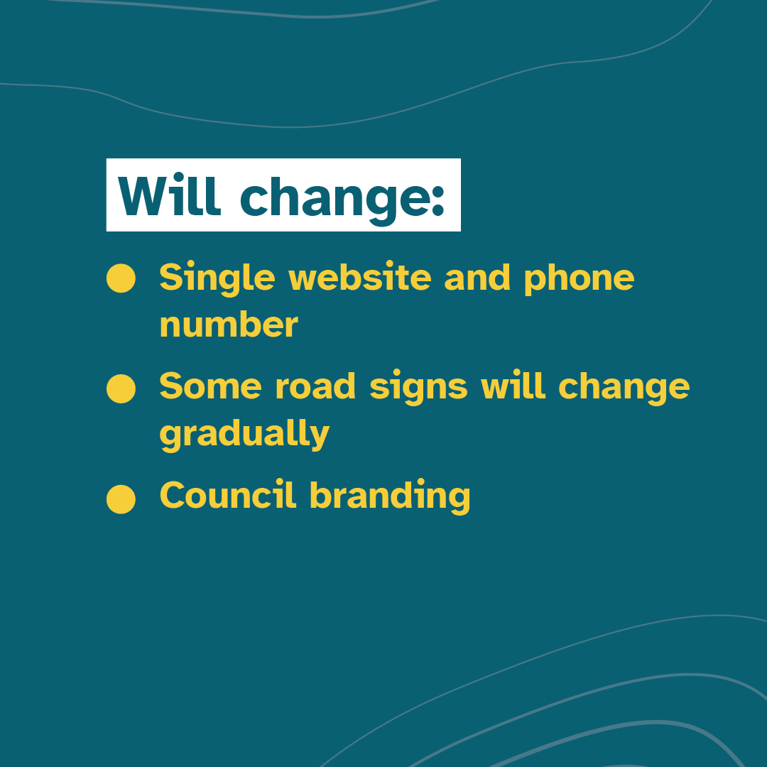 From tomorrow all five councils in Somerset will be replaced by a single #SomersetCouncil - this is often referred to as vesting day. 

Here's what you need to know about any changes before the big day! 🎉