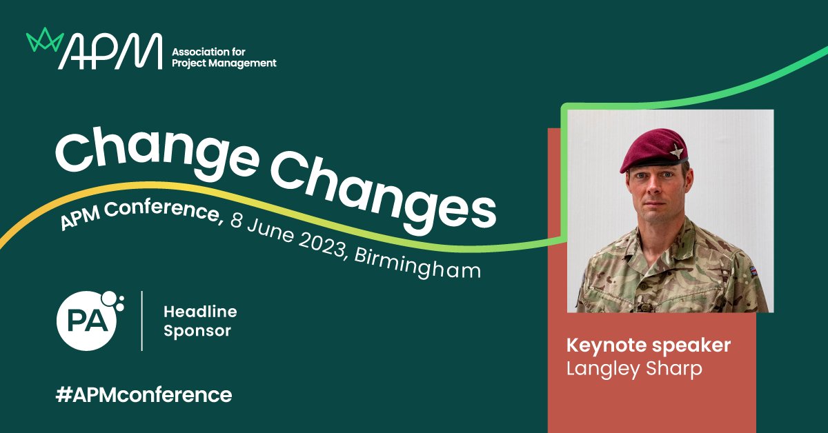 Langley Sharp, the closing keynote speaker at the #APMconference will explore valuable lessons that enable individuals, teams and organisations to thrive amid change. Book your place today: bit.ly/3YShjFB