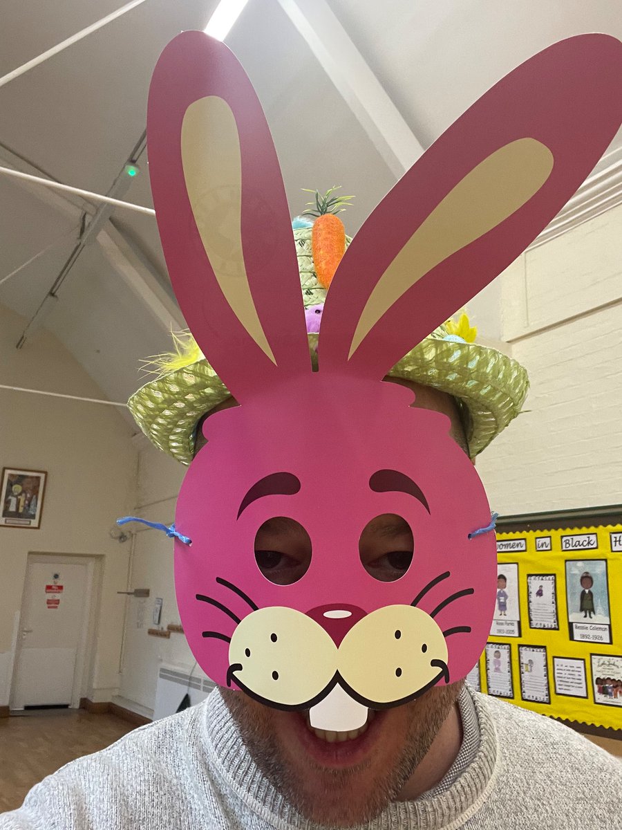 Easter bonnet parade this morning!