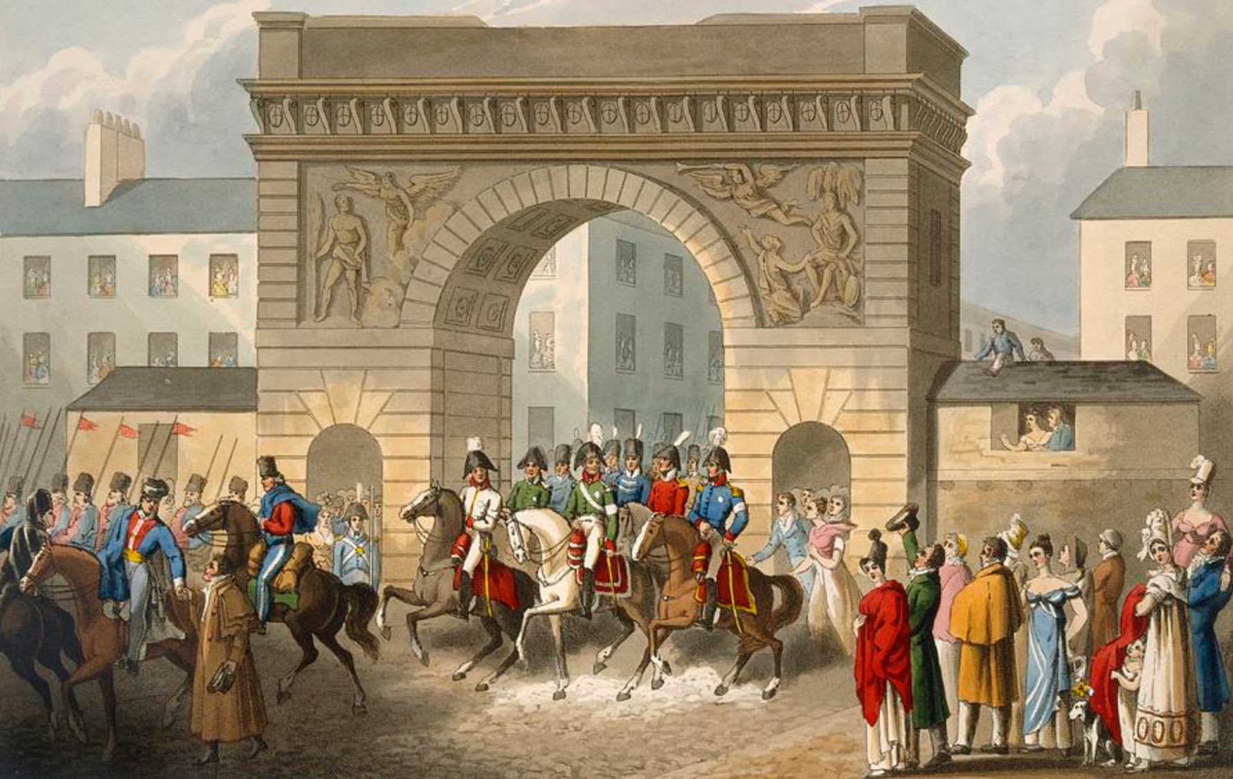 Вступление русских войск в Париж 1814