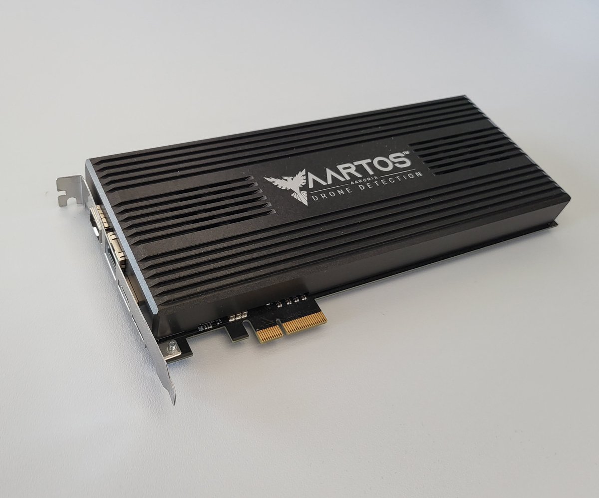 Aaronia_AG's tweet photo. The Aartos Drone-Video-Tracker now as PCI Card!
#Aaronia #Aartos #CUAV #CUAS #Videotracking #Dronedetection #AntiDrone https://t.co/y1t62ylYM8