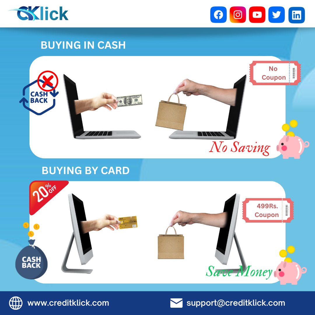 creditklickfin's tweet image. Smart Strategies for Saving Money with Your Credit Card.
.
.
Apply Now: bit.ly/creditklickcard
.
.
#ApplyCreditCard #CreditCardApplication #GetCreditCardNow #BestCreditCardOffers #CreditCardBenefits #CreditCardRewards #CashbackCreditCard #TravelCreditCard #LowInterestCreditCard
