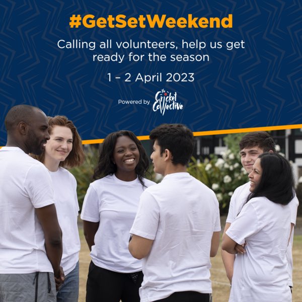 It’s #getsetweekend - time to get the club ready for the season! Here’s hoping the weather holds out