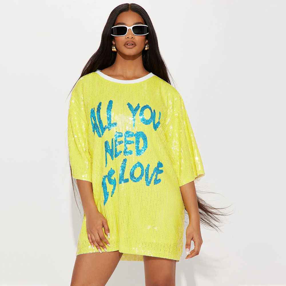 LibraOuyang's tweet photo. CY900522 😍Oversize T-shirt dress👍👇

#oversize #allyouneedislove #womendress #tshirtdress https://t.co/xPv5YEg513