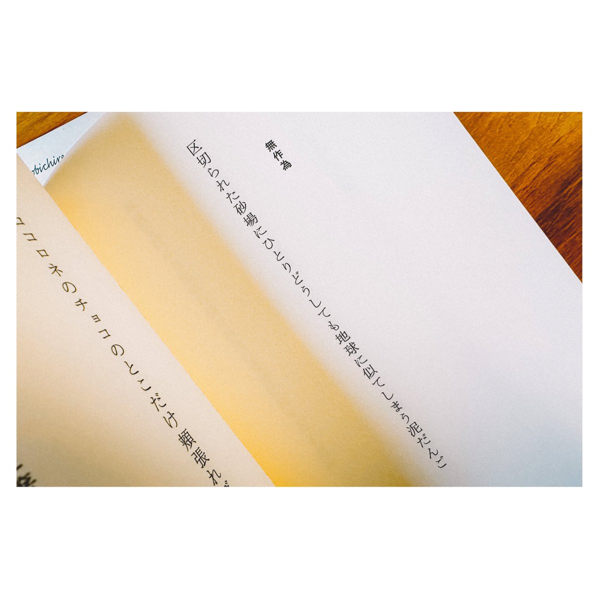 近江瞬@歌集『飛び散れ、水たち』 tweet media