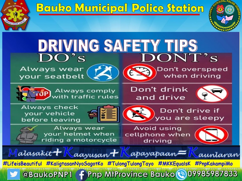 #lifeisbeautiful
#KaligtasaNyoSagotKo
#TulongTulongTayo
#MKKequalsK
#PNPKakampiMo
#RoadSafetytips