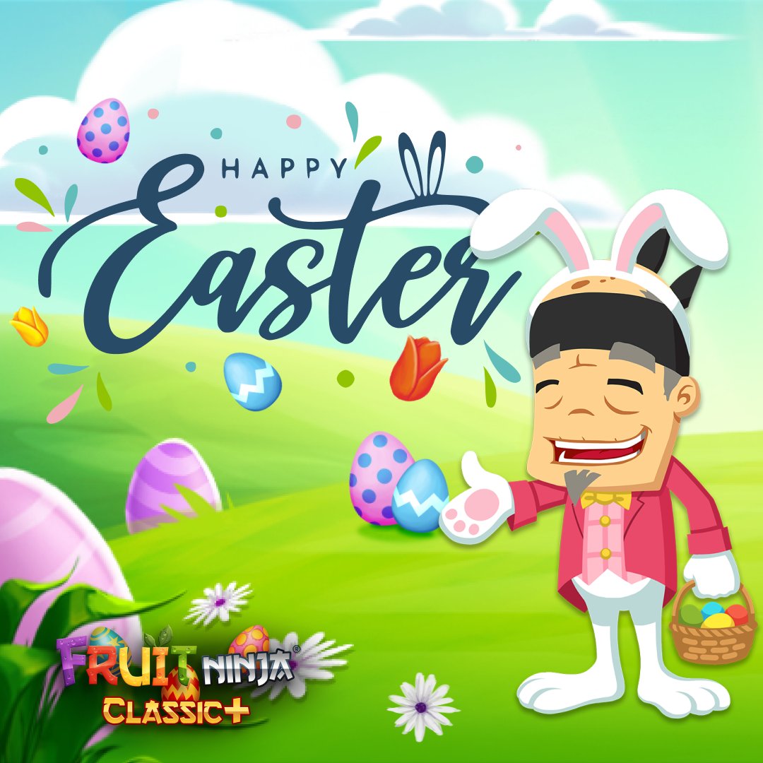 Fruit Ninja on X: #FNC+ #Easter Update! Hop in and slice through this  egg-stra special event! 🥚  Earn the Fruit Decorator  Blade and Decorated Dojo in the Easter Event running from