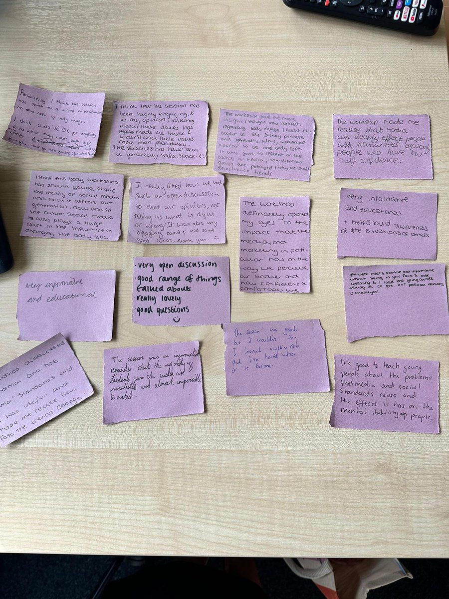 SundialCentre's tweet photo. We spent 2 days with amazing Yr 10 students @WarrinerSchool this week, delivering lessons on the "Ideal" Beauty Standard to nearly 250 students. We're delighted to be able to offer free lessons to state schools, thanks to @WestonFdn Book #BodyImageLessons: https://t.co/ZCrCC9KVAz https://t.co/5183oQDACm