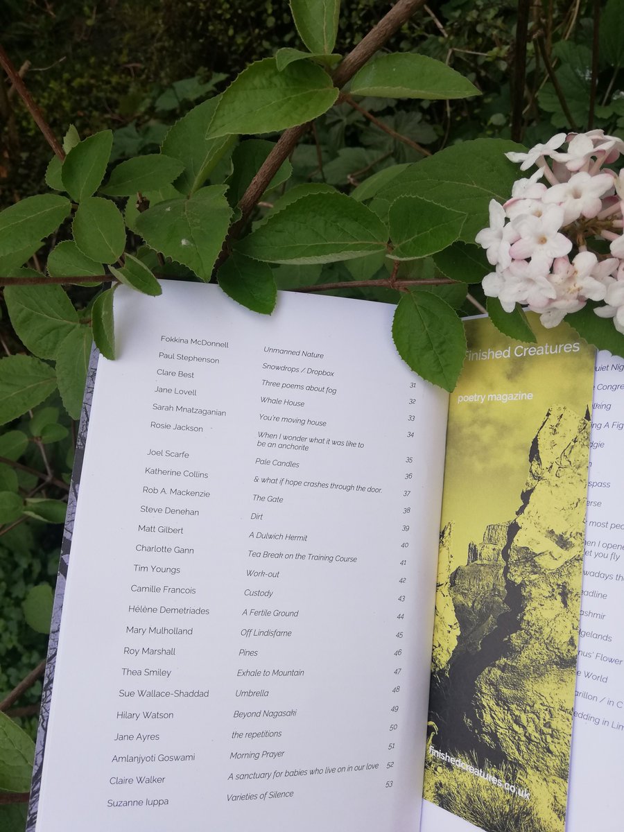 Issue 7 @FinishedPoetry has made it to France! Looking forward to reading everyone's poems.