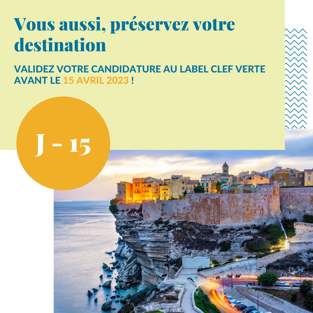 👍 Il vous reste 15 jours pour vous lancer dans l'aventure Clef Verte. Un projet qui vous engagera à protéger votre environnement et qui permet de fédérer les équipes !
🌳 Créez votre compte gratuitement : bit.ly/CandidaterCV24

#Clefverte2024 #tourismedurable