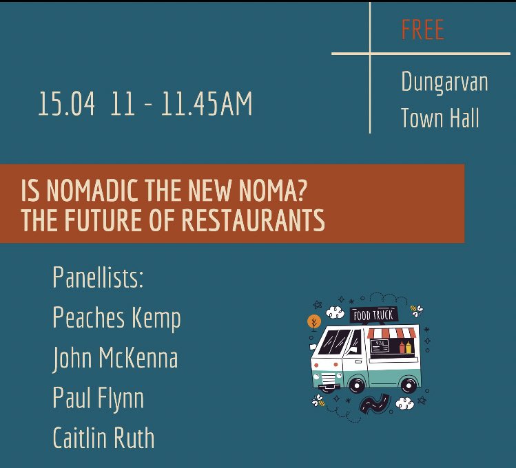 At the upcoming West Waterford Festival of Food I will be hosting various panel discussions

This panel will discuss the future of restaurants, in a world of new eating habits, soaring energy costs and a challenging recruitment market.

These are the people to plot a safe course.