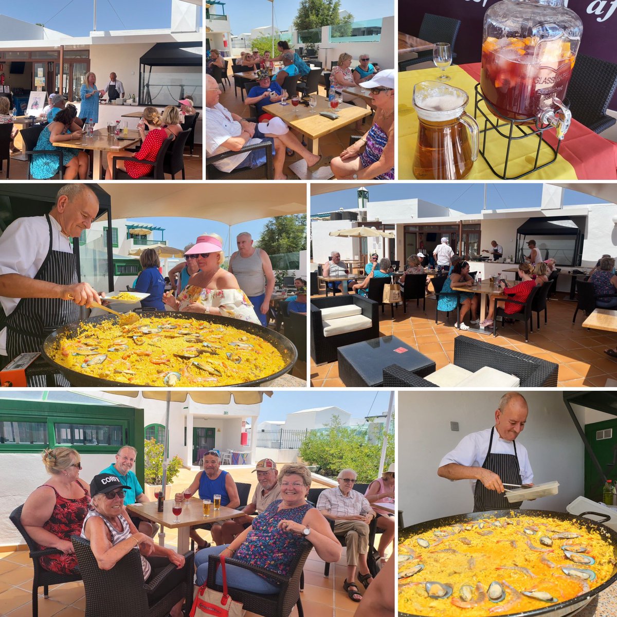 lascalasresort's tweet photo. Our paella Wednesday was a huge success yesterday…..thank you to everyone who came along and to Reyes for cooking us the most delicious Paella 😍🥘 Remember we will running this event every Week 2-3pm at 361…..you definitely do not want to miss this so🤩
#lascalas #lanzarote https://t.co/c1X7MpQltV