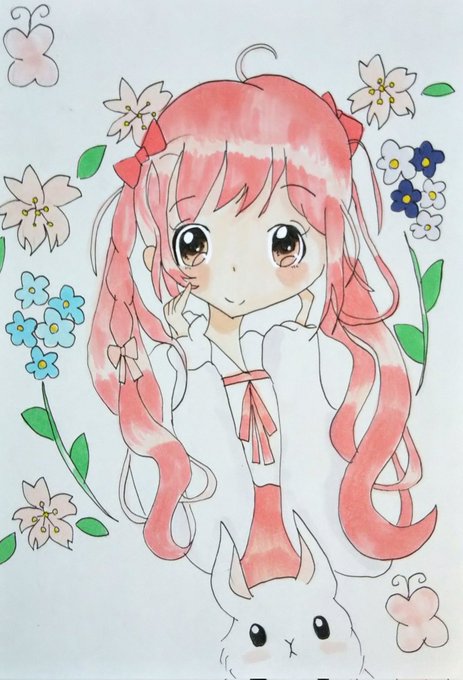 メイドインアビスのマアアさんが女のコだったら～というイメージで描きました#お絵描き #小学生 