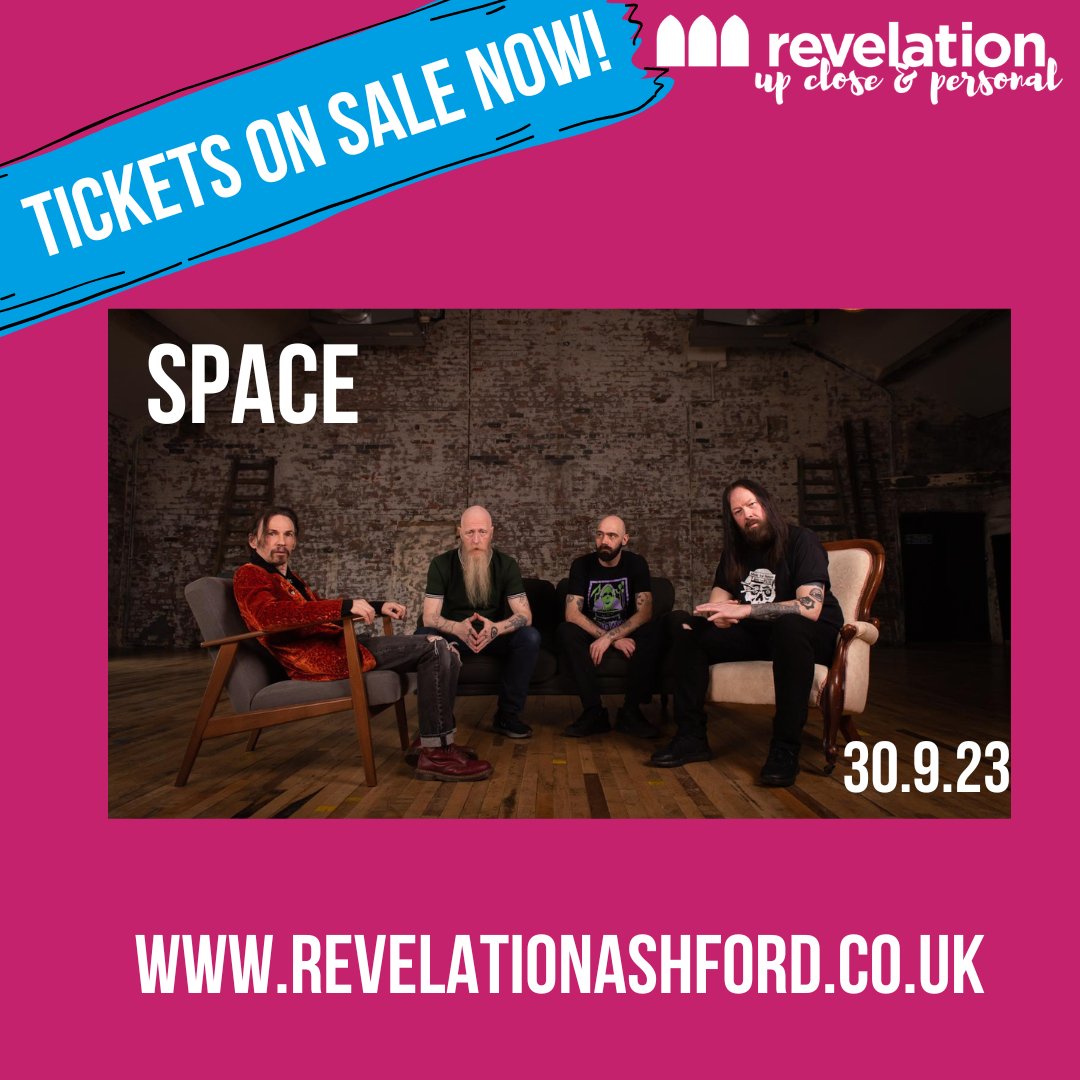 RevelationAsh's tweet photo. If you missed the news earlier in the week...

Tickets are now on sale for Space who are joining us at Revelation this September!

To grab a ticket, head to: https://t.co/qItmmk5DY7

#SPACE #ticketsonsalenow #loveashford https://t.co/BalIm7FhqM