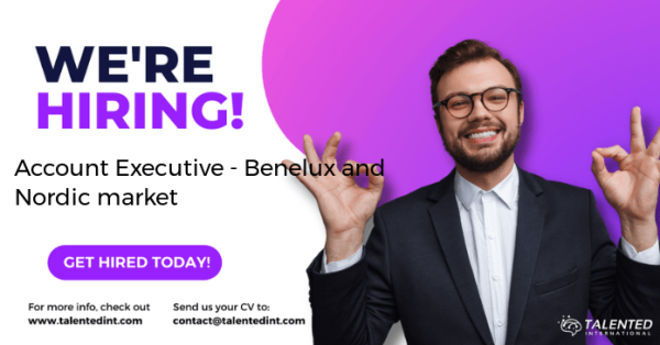 TalentedInt's tweet photo. Job opportunity! Account Executive - Benelux and Nordic market - #Barcelona. https://t.co/loho6E8CiK