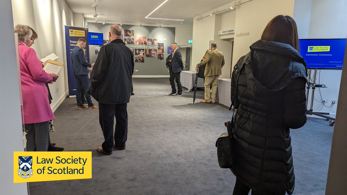 Lawscot's tweet image. Our newest #Scottish #solicitors are arriving for today's admission ceremony at @RCPEVenue. 

Congratulations to all who are attending. 

#NQs #admissionceremony