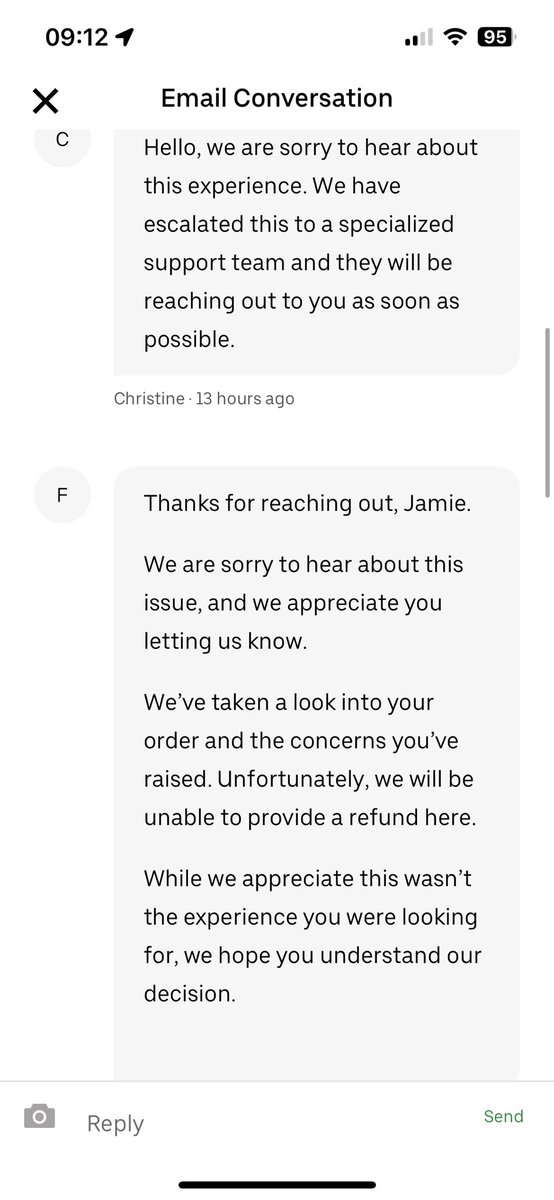 JD00G's tweet photo. @Uber_Support  need this sorting out bit of plastic in my cake ordered on @UberEats. Caused me harm and had to chuck my cake. I am legally entitled to a refund. https://t.co/93M6bYQJzb