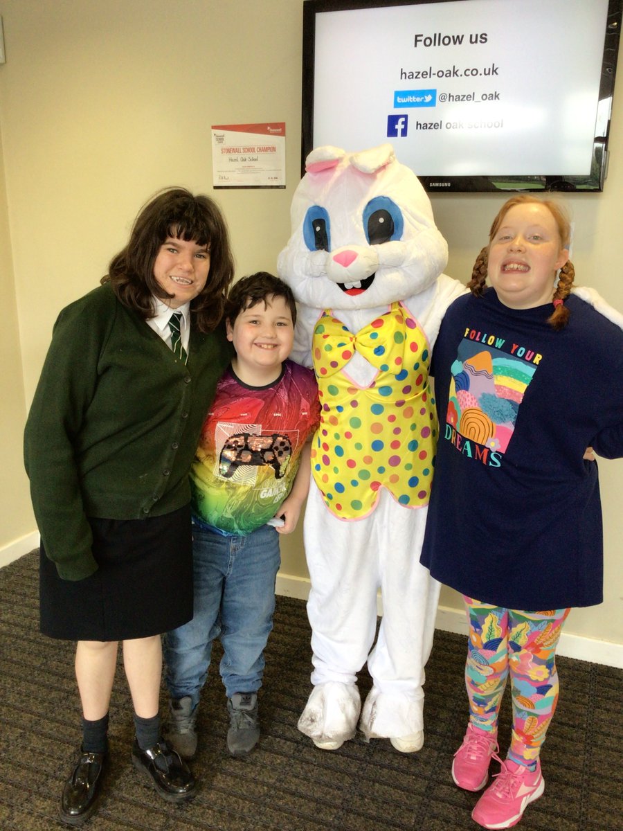 Hazel_Oak's tweet photo. The Easter bunny came to visit Hazel Oak this week. https://t.co/KyejWJmLNZ
