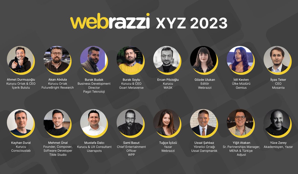 webrazzi's tweet photo. 3 Mayıs 2023 tarihinde Wyndham Grand Istanbul Levent'te gerçekleşecek olan Webrazzi XYZ 2023'ün ilk tur konuşmacıları belli oldu.

Detaylı bilgi ve hemen kayıt olmak için 👇
https://t.co/FzXLdhcHCk https://t.co/4mWMK44V5W