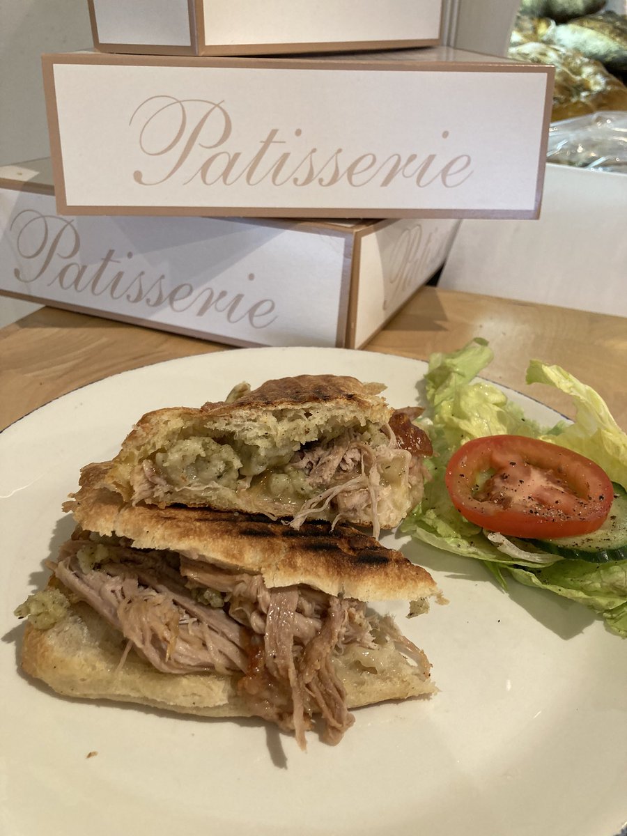 BreadCollect1on's tweet photo. Hot sausage roll or stuffed pork ciabatta? It’s a hard decision to make. Just love Fridays #TGIF @WestMidsFire @WMerciaPolice @VisitKnowle @SolihullUpdates https://t.co/dCH0p9N2XA