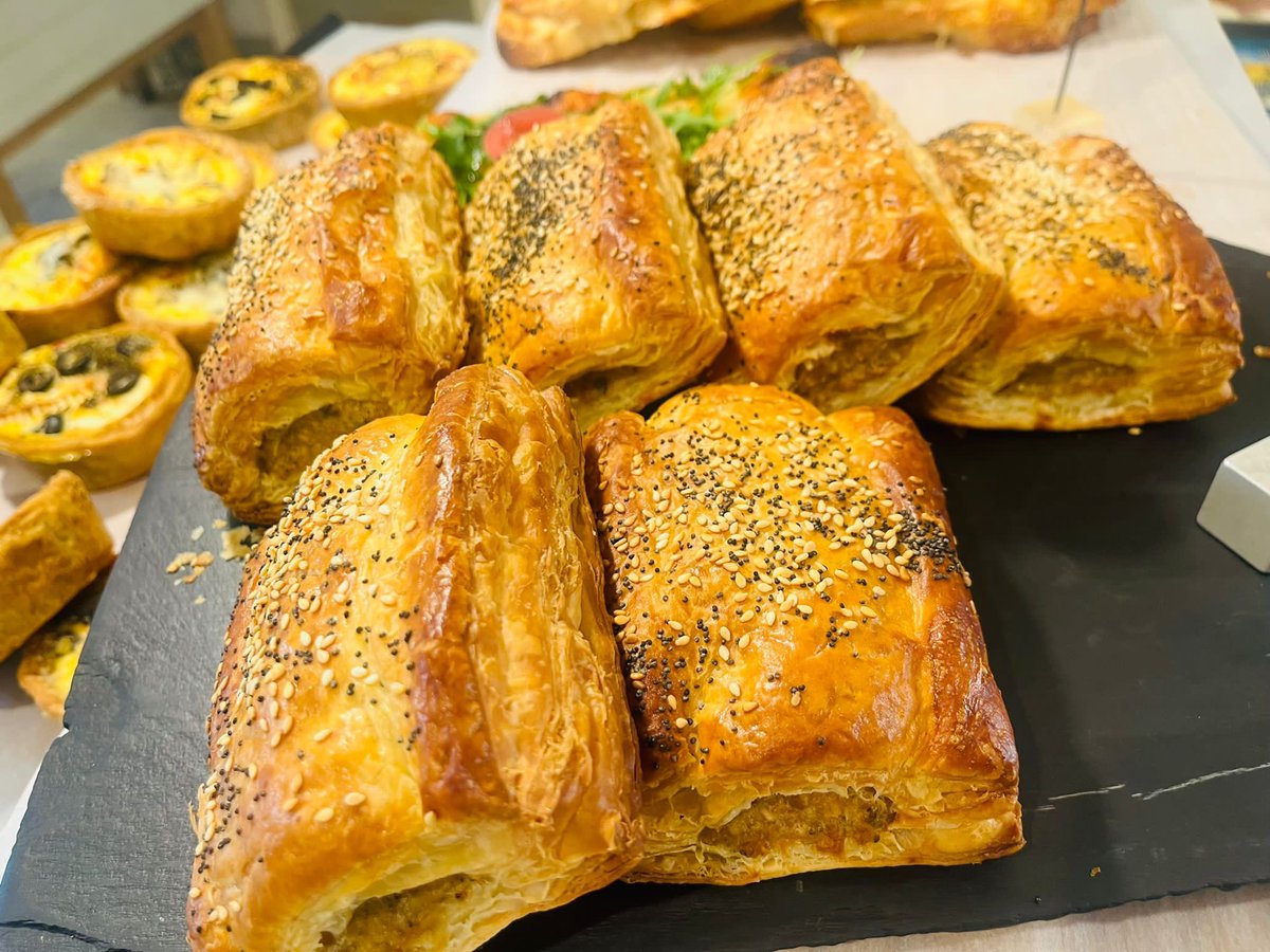 BreadCollect1on's tweet photo. Hot sausage roll or stuffed pork ciabatta? It’s a hard decision to make. Just love Fridays #TGIF @WestMidsFire @WMerciaPolice @VisitKnowle @SolihullUpdates https://t.co/dCH0p9N2XA