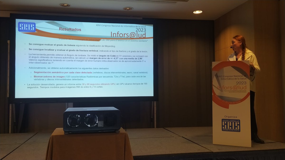 👩‍🔬🏆 Felicitamos a María de la Iglesia Vayá <a href="/maigva/">Mar-IA de la Igles-IA</a>, responsable de la unidad mixta de imagen biomédica de #Fisabio-<a href="/CIPFciencia/">CIPF</a> quien ha recibido el premio a la mejor comunicación en el XXVI Congreso <a href="/SEISeSalud/">SEIS eSalud</a>. #SanidadComValFEDER