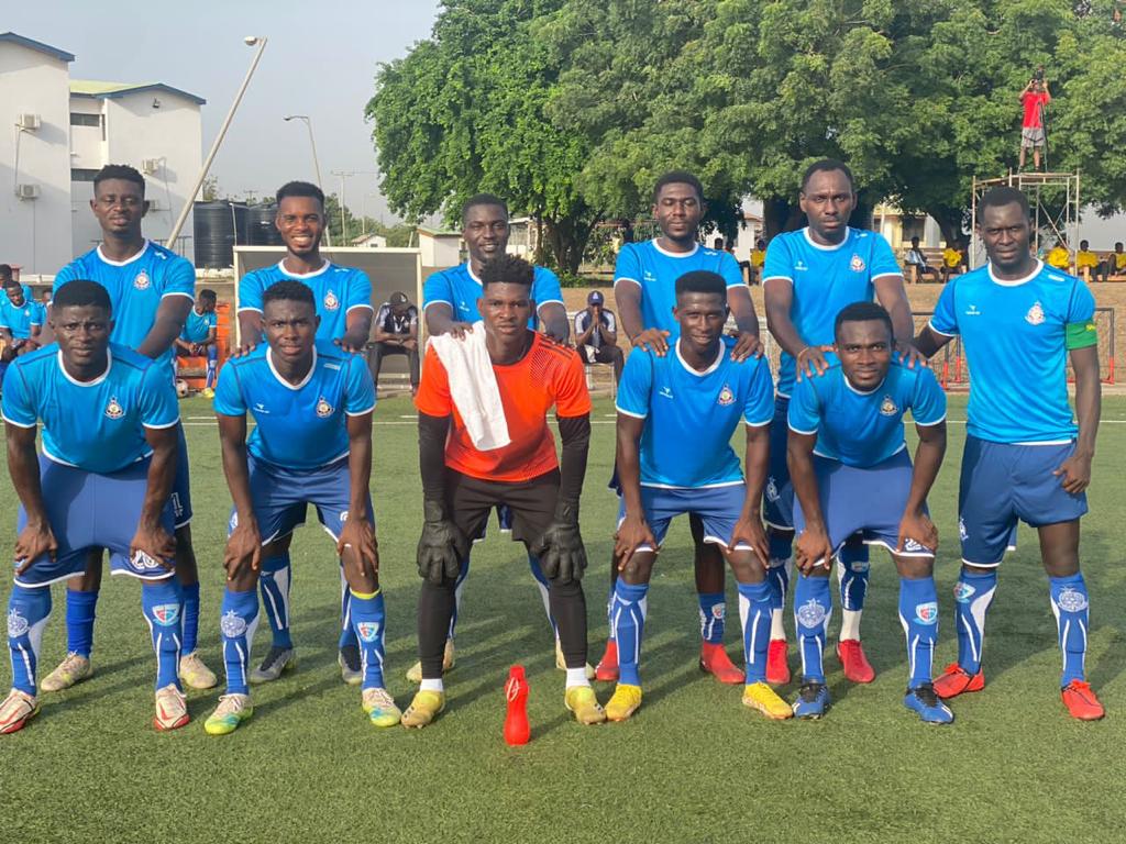 PNationals_fc's tweet photo. ⏰40" 

Black Satellites 0️⃣-1️⃣ Police National

33-⚽-Eric Akonkor

#BlackSatellitesPolice

#TeamPolice 💙
#WeArePolice👮🏿‍♂️
#PNFC
#BringBackTheLove https://t.co/b7e7GR0yfG