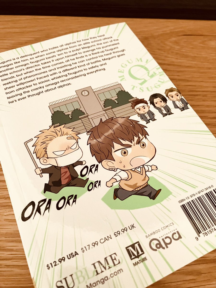 そして英語版『めぐみとつぐみ』一巻を頂きました!!今回も丁寧に訳して頂き大感謝ですー!英語圏の皆様にも楽しんで頂けますように!!よろしくお願いします🥰💕 