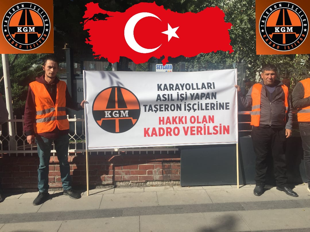 Karayolları yol bakım onarım çalışanları kadrosunu istiyor tekrar haksızlığa uğramak istemiyoruz hakkımız olan kadroyu verin artık ÇerçeveDeğil TaşeronaKadro <a href="/RTErdogan/">Recep Tayyip Erdoğan</a> <a href="/dbdevletbahceli/">Devlet Bahçeli</a> <a href="/vedatbilgn/">Vedat Bilgin</a> <a href="/turkiskonf/">TÜRK-İŞ</a> <a href="/Yolissendikasi/">YOL-İŞ Sendikası</a> @ErbakanFatih <a href="/Mustafa_Destici/">Mustafa Destici</a> <a href="/Akparti/">AK Parti</a> <a href="/BA_Yildirim/">Binali Yıldırım İletişim Ofisi</a>