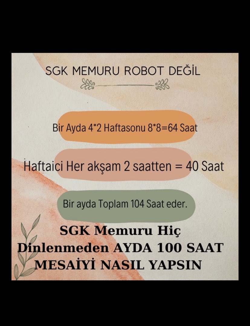 Biz diyoruz iş yükümüz fazla,yorgunuz zaten insan üstü çabayla çalışıyoruz siz diyorsunuz akşam eve gitmeyin haftasonu da çalışın bizde size saati 51 tl verelim siz asgari ücretle çalışmaya devam edin  #SGKisbirakiyor @FOXhaber @FOXTurkiye <a href="/KanalD/">Kanal D</a>