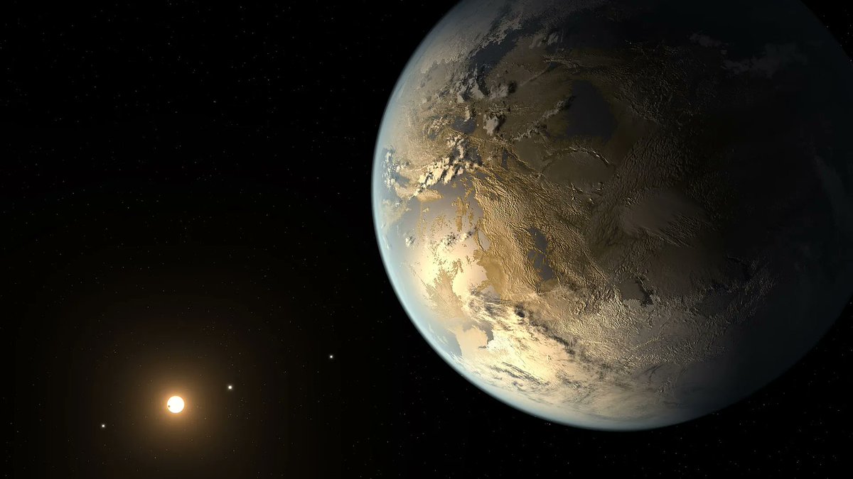 AstronHome's tweet photo. Have you heard about Kepler 186-f? It's the first Earth-sized exoplanet ever discovered in the habitable zone of its star. This means it could have liquid water on its surface, and possibly even support life! #Kepler186f #Exoplanets #Astronomy #NASA #Astrophysics #Life #Space https://t.co/MKtGYiaB4k