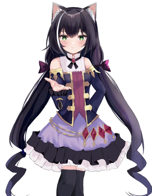 手を繋いでくれるキャルちゃん描きました #プリコネR 