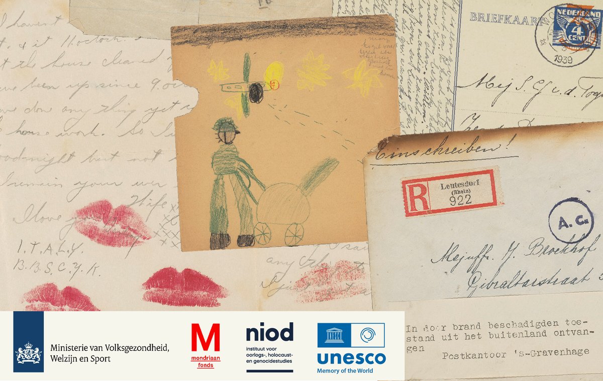 #POSTBUSNIOD | Tijdens de campagneweek ‘Postbus NIOD’ (31/3/23 – 07/04/23) roepen we iedereen op nog ‘onontdekte’ oorlogsbrieven te doneren. U krijgt er van ons een digitale kopie voor terug. Voor aanmelding en voorwaarden, zie Postbus NIOD: ow.ly/lorx50NwNv4