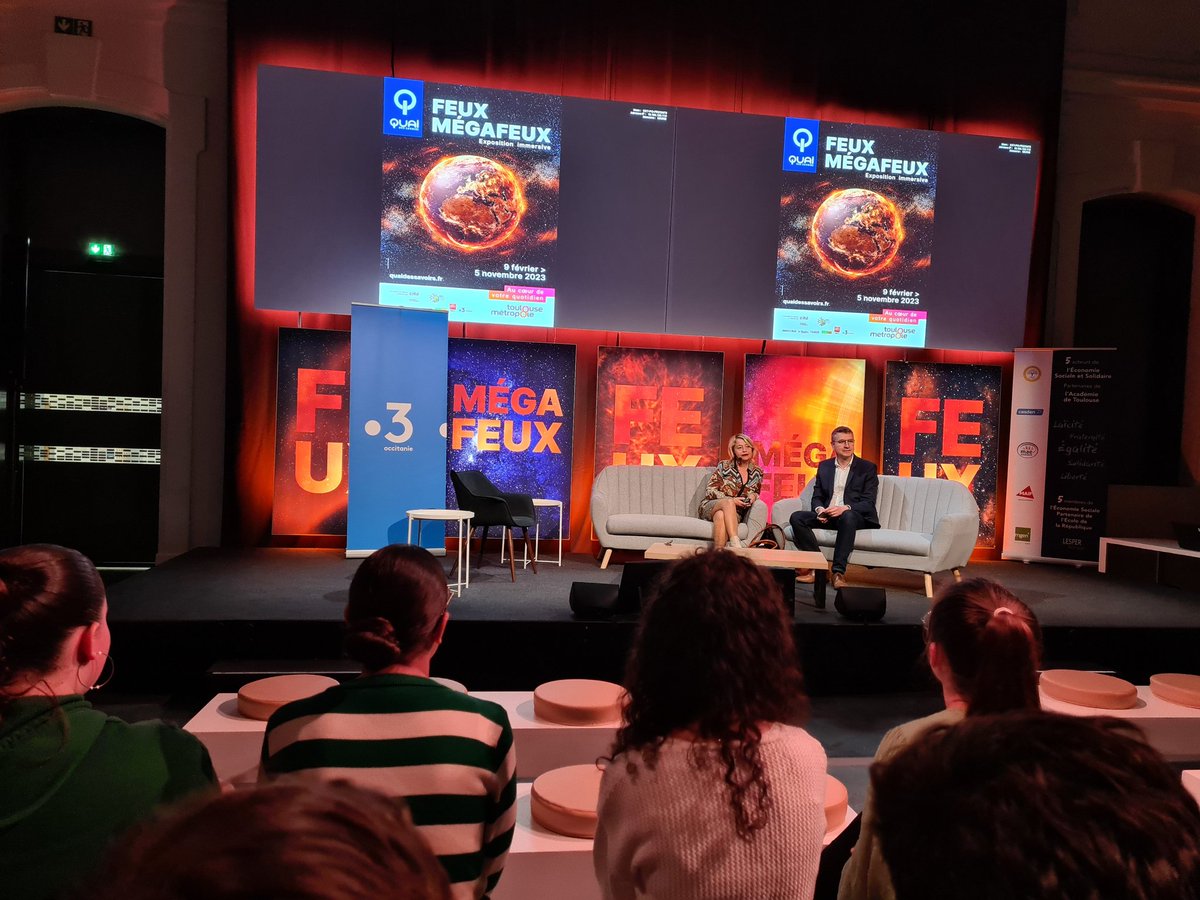 F3Occitanie's tweet image. #SPME2023 Ce vendredi matin, #France3Occitanie est au @QuaiDesSavoirs de #Toulouse pour intervenir à l&apos;occasion d&apos;une conférence sur les #infox devant les collégiens et lycéens ayant participé au Concours Interlangues #DetoxLInfox. 

#SPME @LaSpme @LeCLEMI
