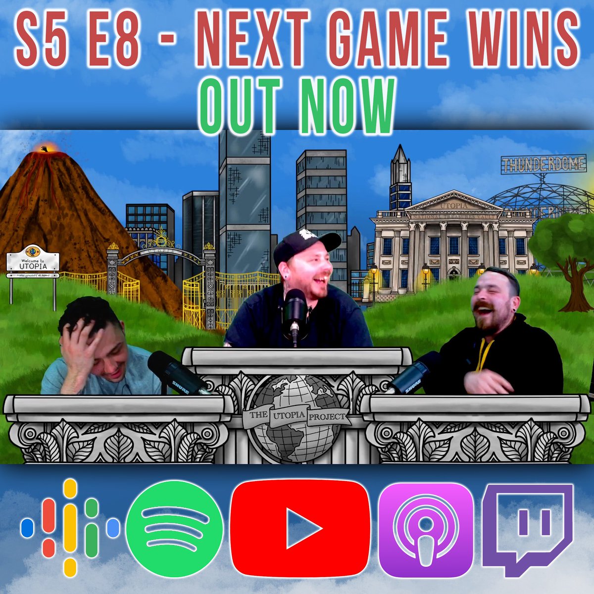 utopia_pod's tweet image. 👏🏼NEXT GAME WINS👏🏼
OUT NOW!

This week we talk about growing moustaches, inventing sports &amp;amp; 90s nostalgia! All rounded up with a game of Top11 and a thunderdome

Watch here: youtu.be/vnIXyYkuElM
Or listen on spotify etc!

#podcast #comedypodcast
