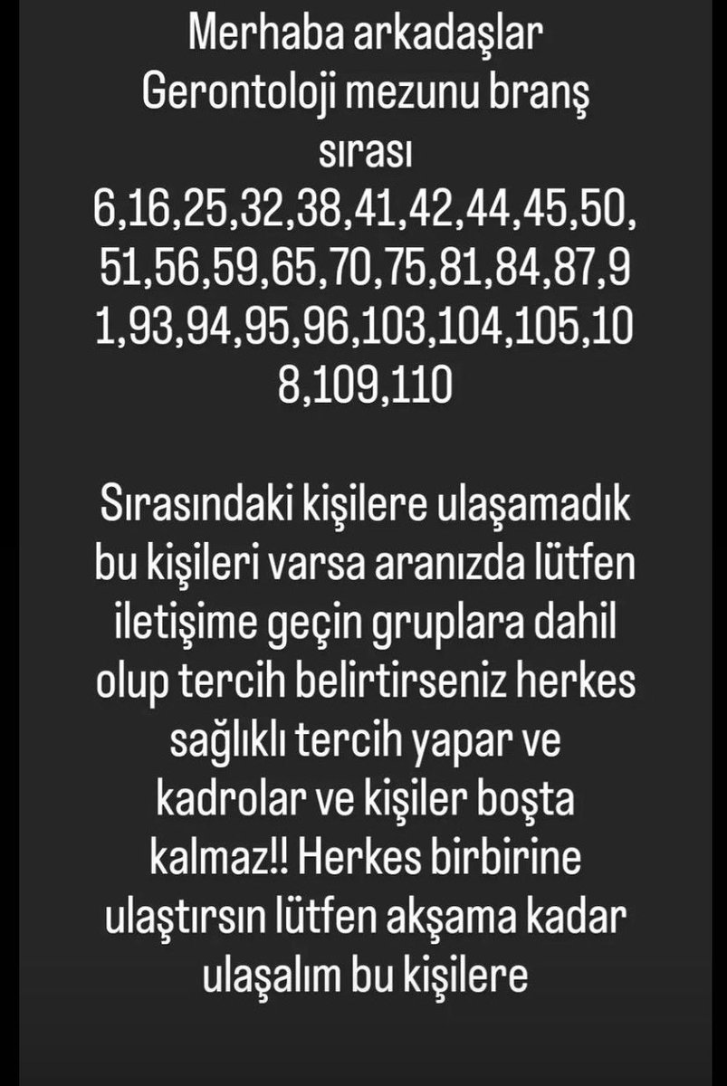 Arkadaşlar selam, sağlıklı tercihler yapabilmemiz için Telegram grubumuza katılarak bizimle iletişime geçebilir misiniz 🌸🌸