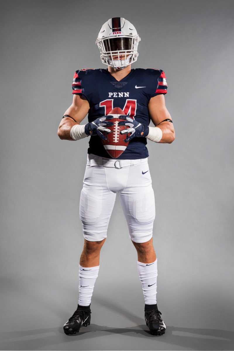 CoachDupont's tweet photo. Practice #️⃣4️⃣ tonight…shoulder pads gonna be poppin’💥 @PENNfb #PrideandPoise #KnockemBack https://t.co/2xNVn1XD5r