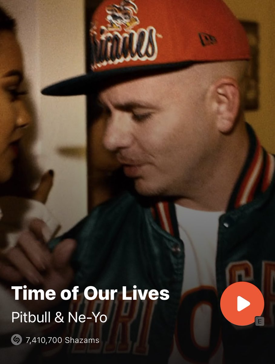 📈 @Pitbull & @NeYoCompound’s song ‘Time of Our Lives’ has hit 7,410,700 shazams on the official @Shazam platform! 🥳🔥 #Pitbull #Neyo #PitbullNeyo #TimeOfOurLives