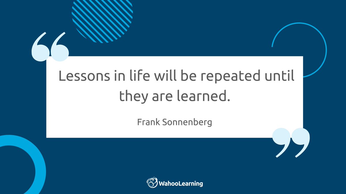 WahooLearning's tweet image. Frank Sonnenberg&apos;s quote rings true for online training - watching a video or reading an article gives knowledge, but repetition is key to turning it into a skill or habit. 
#training #learning #knowledge #onlinetraining