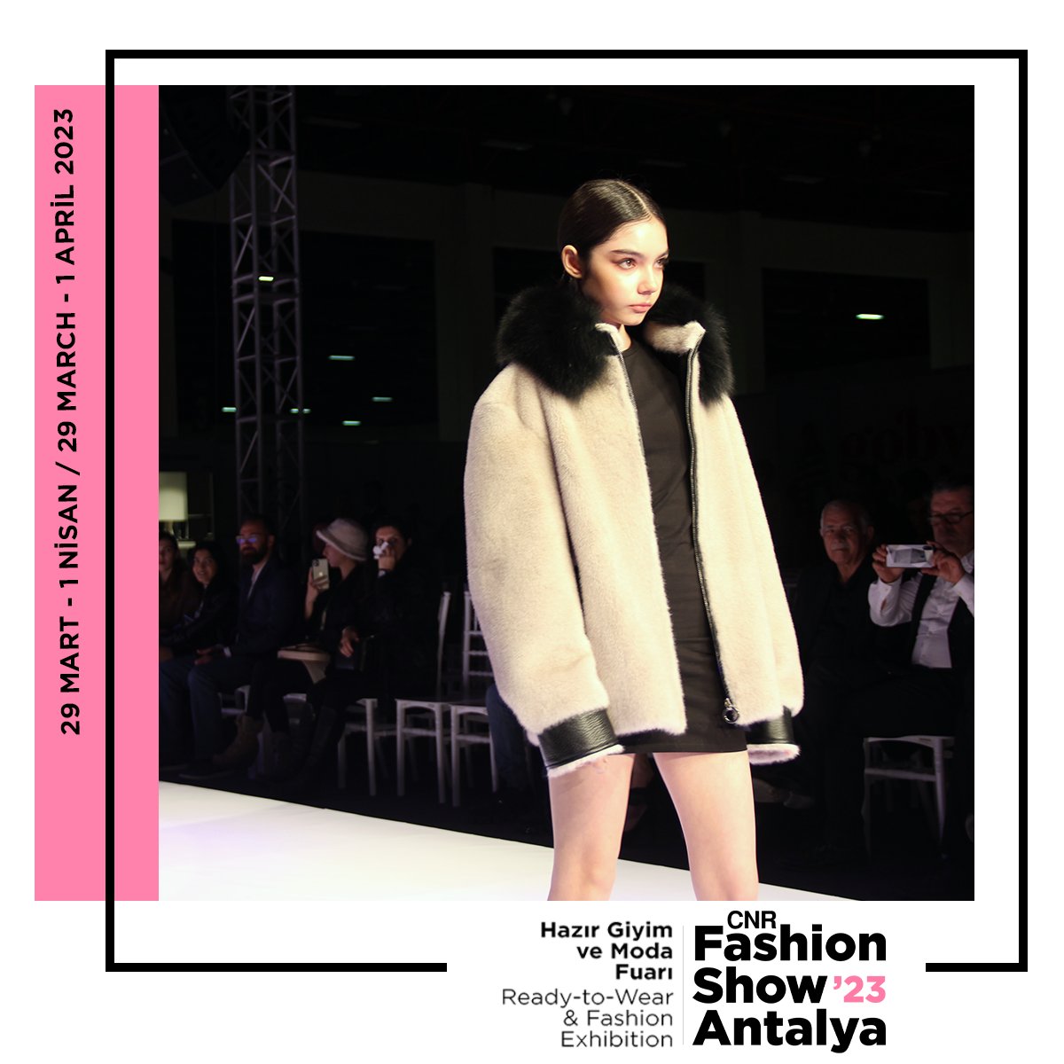Rengarenk defileler ve sektörün liderleriyle bir araya gelme fırsatı sunan CNR Fashion Show Antalya fuarını, 1 Nisan Cumartesi gününe kadar ziyaret edebilirsiniz.

Hemen Biletinizi Alın!
bit.ly/42i2xdd

📅 29 Mart-1 Nisan 2023
📍ANFAŞ - Antalya Fuar Merkezi