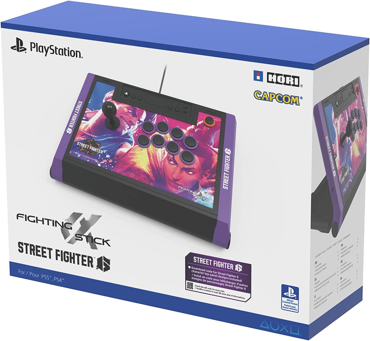 「HORI PlayStation 5 Fighting Stick Alpha 」|THE ART OF VIDEO GAMESのイラスト