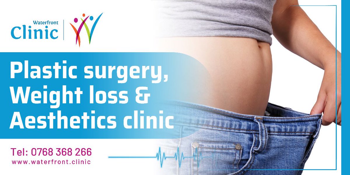 Our Plastic Surgery, Weight loss and Aesthetics Clinic will help you reach your self-improvement goals and help achieve your dream body.
We help Restore - Rejuvenate and Rehabilitate your health.
Visit us today or book an appointment.
#WaterfrontCares #PlasticSurgery #weightLoss