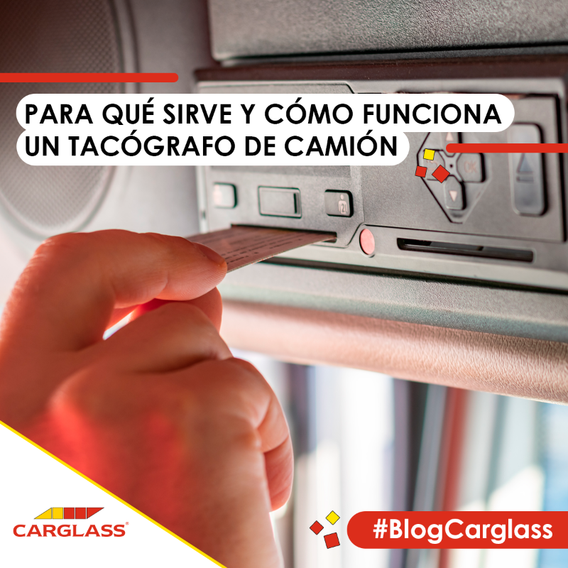 CarglassEs's tweet photo. 🤔 ¿Sabes lo que es un tacógrafo y cómo funciona? 🚚 #BlogCarglass
