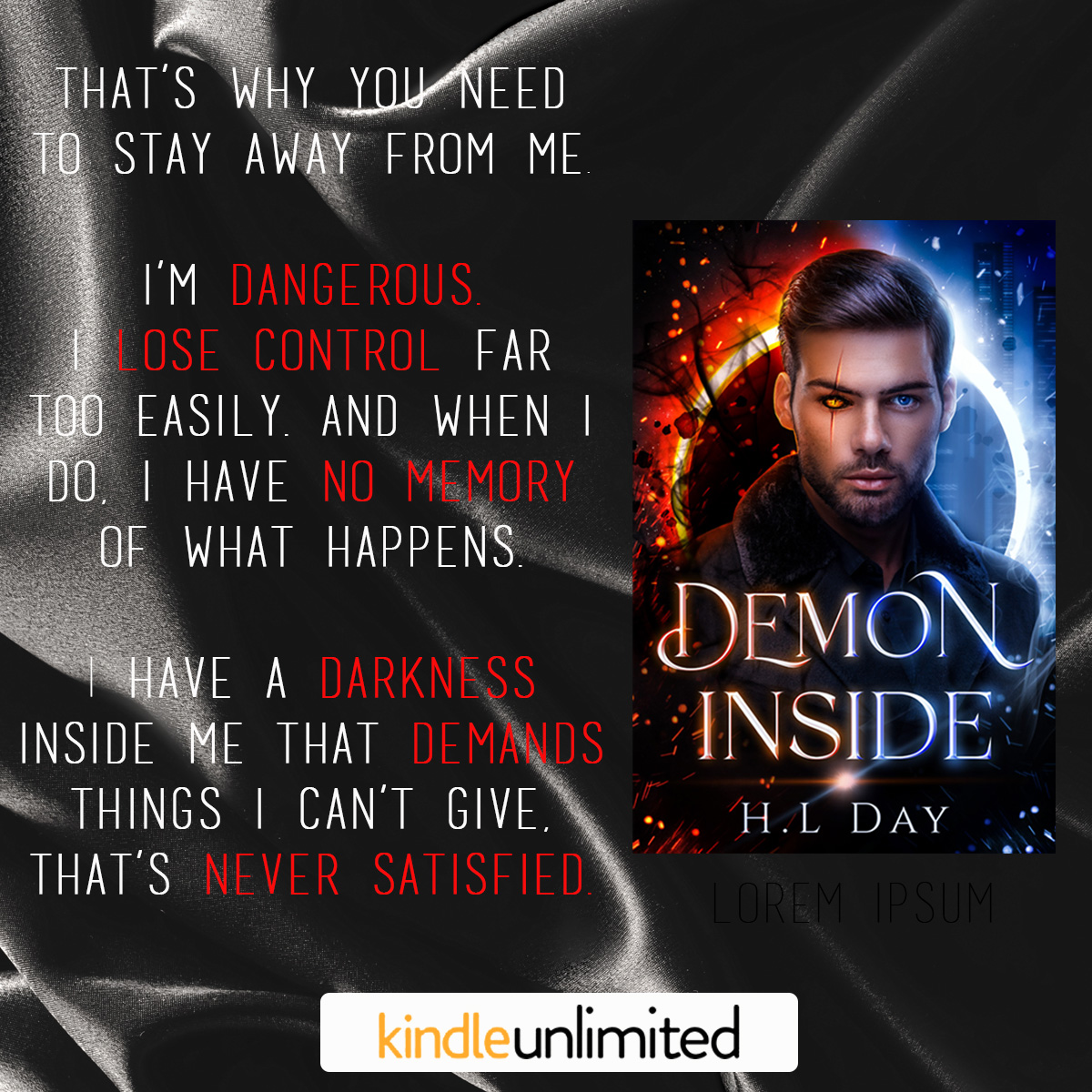 HLDAY100's tweet photo. Have you picked up my latest release Demon Inside yet? #mmromance #gayromance #paranormalromance #demonsandangels #newrelease #books https://t.co/8LaAfljmYB
