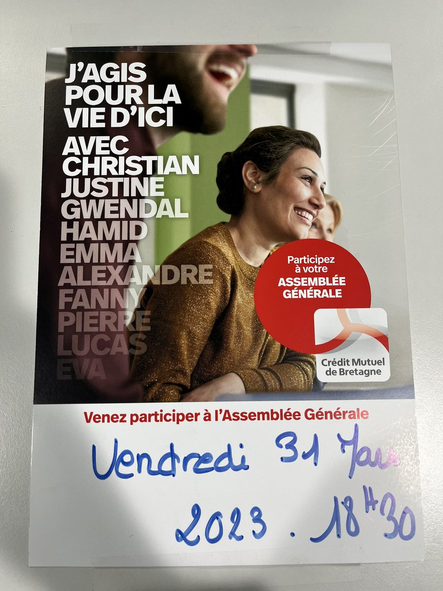 Ce soir, c’est l’assemblée générale de votre caisse locale de la Baie du Kernic. 
On vous attend nombreux dès 18h30 à la salle polyvalente de Plounevez Lochrist. ☺️
<a href="/CMBretagne/">CMBretagne</a> #plounevezlochrist #plouescat #labaidukernic
