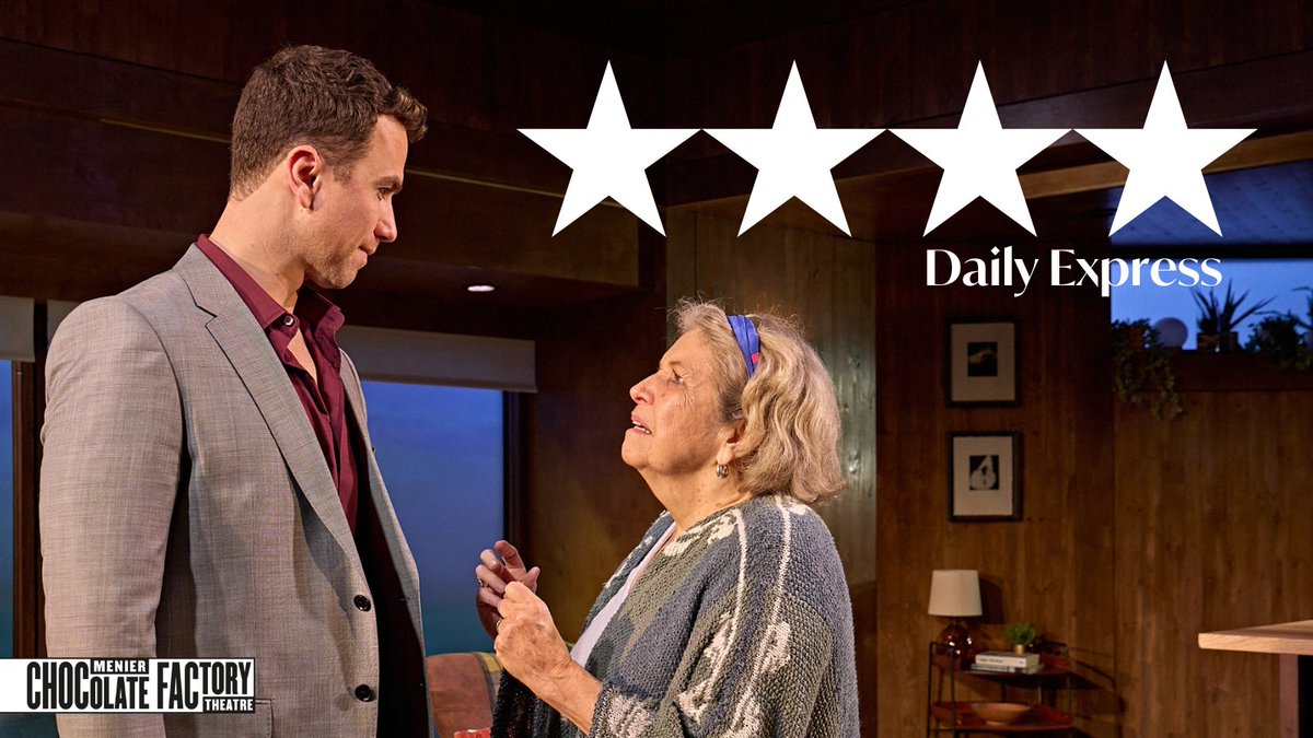 Menier Chocolate Factory (@menchocfactory) on Twitter photo ⭐️⭐️⭐️⭐️ from <a href="/Daily_Express/">Daily Express</a>
‘A delicate, invasive play whose understated emotional impact lingers long after the end’
express.co.uk/entertainment/… ⭐️⭐️⭐️⭐️ from <a href="/Daily_Express/">Daily Express</a>
‘A delicate, invasive play whose understated emotional impact lingers long after the end’
express.co.uk/entertainment/…