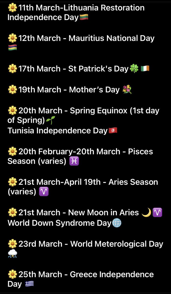 NevGWeatherGirl's tweet photo. Bye and thank you March 2023!
👋🏽🙂🍀🌼
#Pisceans ♓ celebrated their birthdays and we’re still in #Aries ♈season! 🥂
We also celebrated / acknowledged the following in March: https://t.co/5Y0eIK1N7O