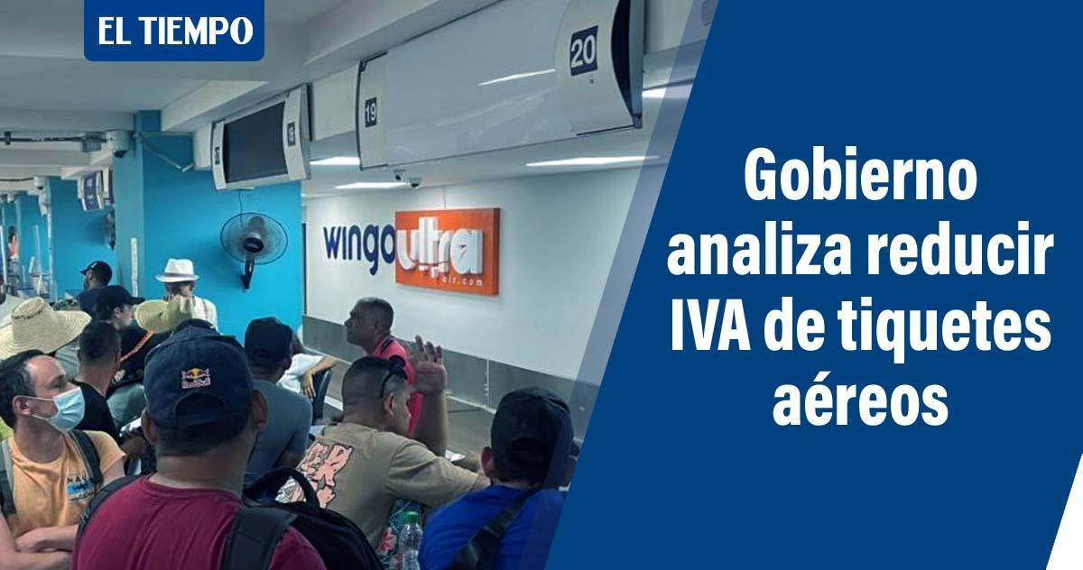 🔴  El Ministro de Transporte, Guillermo Reyes, aseguró que están evaluando reducir el IVA de los tiquetes, que hoy es de 19 por ciento. La consideración se da después de la crisis de Ultra Air. Le ampliamos → eltiempo.com/economia/secto…